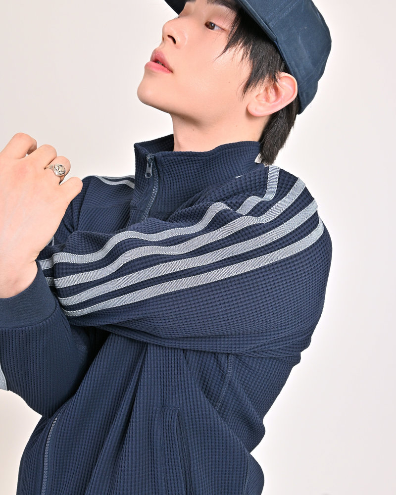 【10日以内お届け】ワッフルトラックジャケット L2161