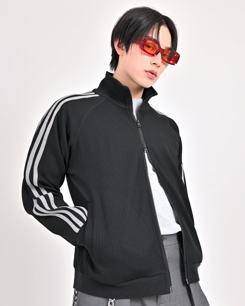 【10日以内お届け】ワッフルトラックジャケット L2161