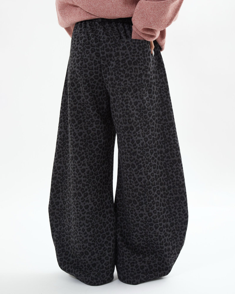 【10日以内お届け】レオパードバルーンスウェット L2204