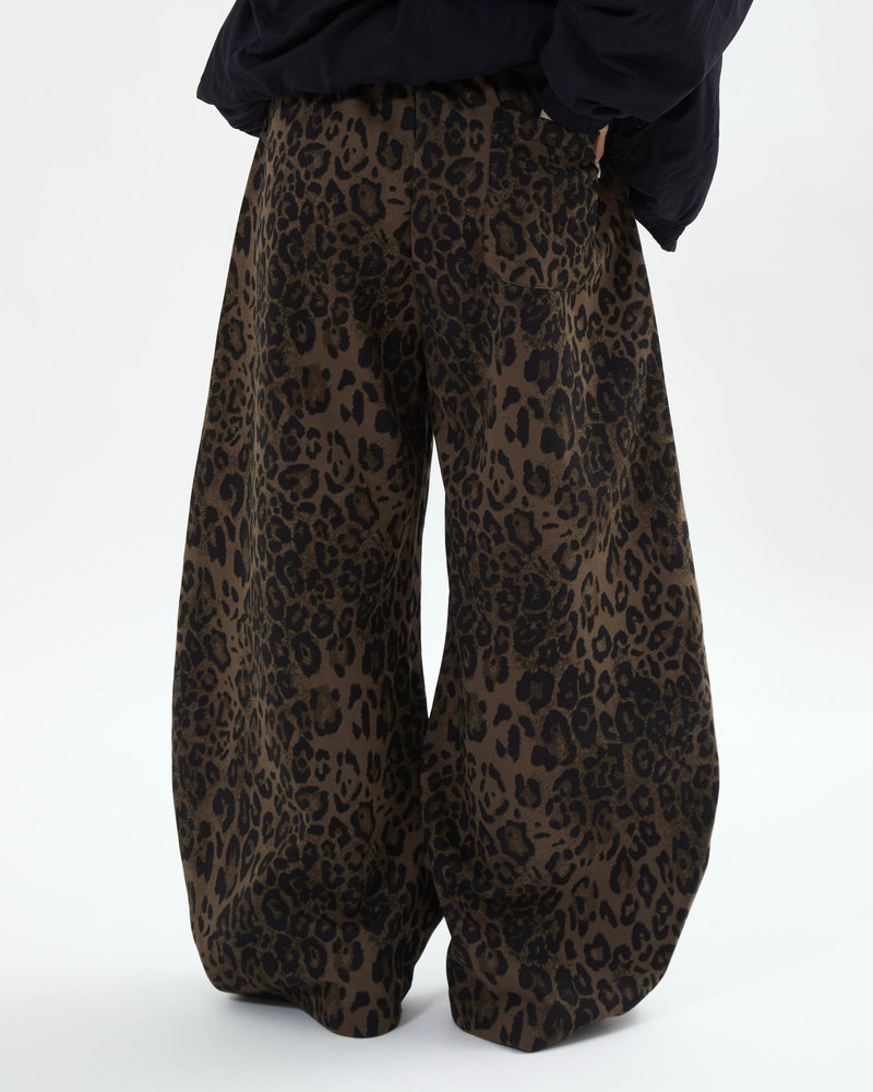 【10日以内お届け】レオパードバルーンスウェット L2204