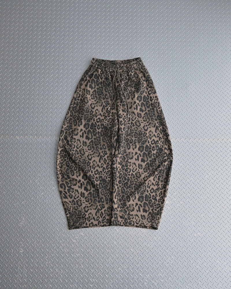 【10日以内お届け】レオパードバルーンスウェット L2204