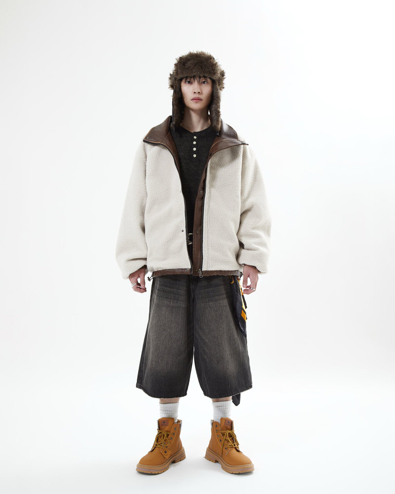 【10日以内お届け】リバーシブルPUレザージャケット L2084