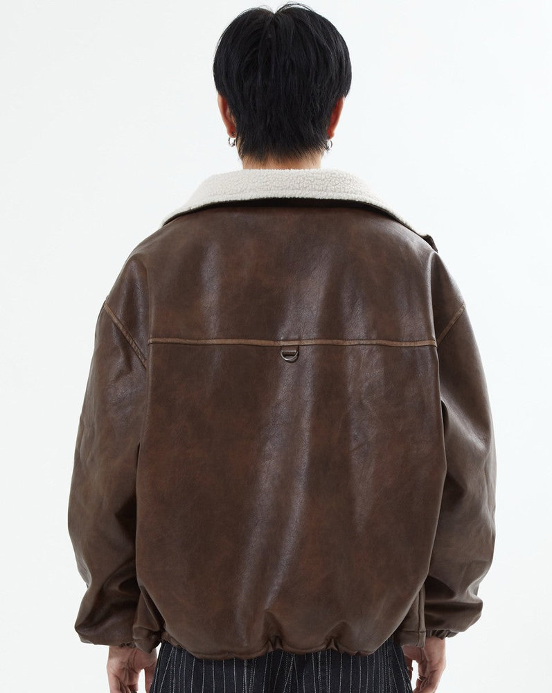 【10日以内お届け】リバーシブルPUレザージャケット L2084