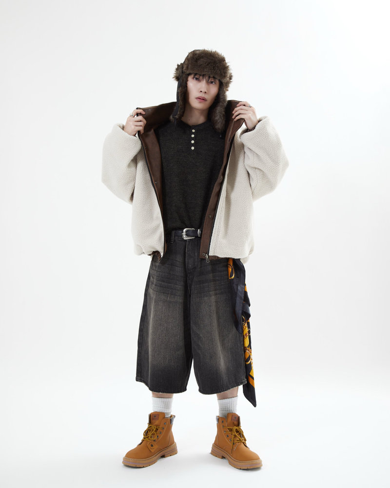 【10日以内お届け】リバーシブルPUレザージャケット L2084