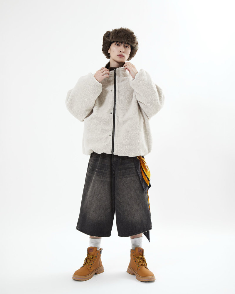 【10日以内お届け】リバーシブルPUレザージャケット L2084