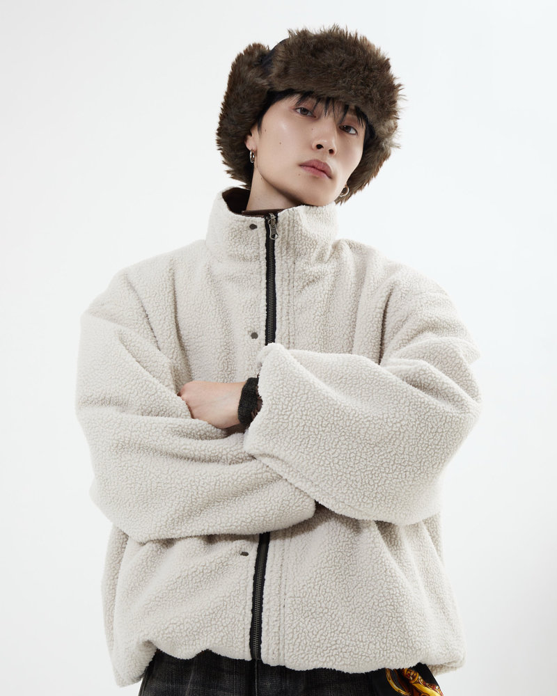 【10日以内お届け】リバーシブルPUレザージャケット L2084