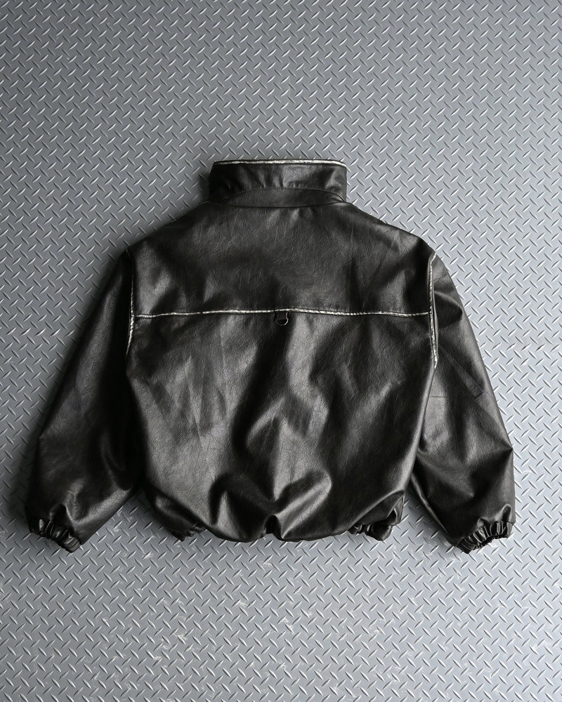 【10日以内お届け】リバーシブルPUレザージャケット L2084